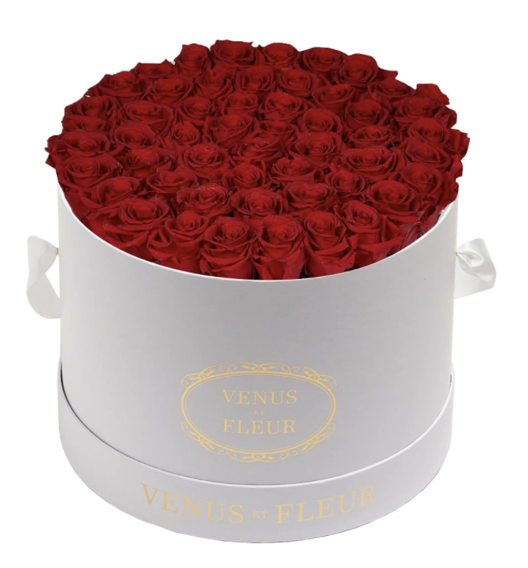 Luxury florists have the eternal rose available in different colors